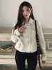 Coreano Ins Otoño Nuevas Llegadas Estilo Coreano Sentido del Diseño Casual Corta Doble Botonadura Solapa Cortavientos Chaqueta Ropa de Abrigo