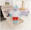 Colgantes de peces geniales, peces flácidos, peces que yacen planos de los residentes de Fondo de Bikini, accesorios para llaveros, chalecos de cama, Año Nuevo