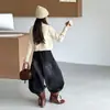 Conjunto de Suéter Outono/Inverno para Meninas 2026 Novo Casual Girl Estilo Coreano Crianças Médias/Maiores Suéter Gola Alta Jeans Tendência