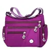 Bolsos para Mujer de Gran Capacidad Tela Oxford Lona Multicapa Versátil Bolso de Hombro Único Bolso Nuevo para Dama Casual Bolso Cruzado para Mamá