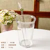 2026 Novos Canudos de Vidro Estilo Japonês Flor de Cerejeira para Suco, Leite, Bebidas e Chá de Leite, Canudos de Vidro Borossilicato Alto Resistentes a Altas Temperaturas