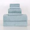 Etiquetado Transfronterizo Toalla Oreja de Trigo Tejido de Punto por Urdimbre Terciopelo Coral Toalla de Borde Liso Toalla de Baño Hogar Absorbente Toalla Gruesa