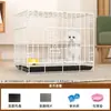 Gaiola para cachorro Teddy cães pequenos, gaiola de metal dobrável para animais de estimação interna, gaiola protetora especializada para carro para gatos e cães, cercadinho para animais de estimação