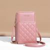 2022 Nova Bolsa Pequena de Ombro Casual Multifuncional da Moda de Grande Capacidade Oblíqua com Zíper Triplo Bolsa para Celular Feminina