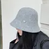 Sombrero de Pescador de Mezcla de Lana para Otoño e Invierno Estilo Coreano para Mujer Aspecto de Alta Gama Adelgazante para la Cara Color Sólido Cubre Rostro Sombrero de Cubo Cálido