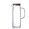 Jarra de vidro resistente a altas temperaturas para água fria, suco de frutas, bebida fria, caneca de jarra com filtro, bule de chá florido, jarra de água fria de grande capacidade