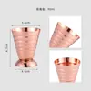 Taza medidora mezcladora de acero inoxidable 304 de doble cabeza con báscula, Herramienta mezcladora, Taza de onzas, Suministros de bar, Uso comercial