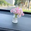 Oso de Mantequilla Paisaje en Miniatura Decoración Accesorios DIY Interior de Coche Escritorio Figuras de Resina Cuentas de Cristal de Fresa