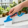 Cepillo de Ranura de Mano con Forma de Cisne para Limpiar Ranuras de Puertas y Ventanas, Ranuras de Cocina y Baño, Persianas de Aire Acondicionado y Cepillos para Teclados