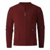 Outono 2026 Novo Casaco de Tricô Estilo Britânico Masculino da Amazon Moda Transfronteiriça Suéter Cardigan Masculino Plus Size