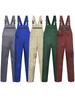 Algodão Puro Comércio Exterior Calças de Ferramenta Masculinas e Femininas Quatro Estações Roupa de Trabalho Resistente à Sujeira tamanho plus size Proteção do Trabalho Máquina Reparo Automotivo Macacão de Alça