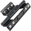 Dobradiça de porta e janela de liga de alumínio ponte quebrada dobradiça de porta de janela de batente de isolamento térmico Dobradiça de hardware de porta de vidro de ranhura padrão europeu engrossada
