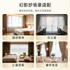 Cortinas translúcidas para apartamentos de hotel hechas a medida, de alta calidad, que permiten la entrada de luz pero bloquean la visibilidad, con tejido blanco engrosado resistente a los arañazos y un acabado similar al espejo para evitar enganches.