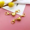 Mezcla de 10 Hebillas Magnéticas Cilíndricas Doradas, Hebillas Magnéticas Esféricas, Pulseras, Broches de Langosta, Joyería DIY, Pendientes, Joyería