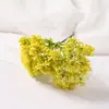 Novas flores de grama artificial de espuma, galhos, flores para artesanato DIY, cabeças de flores, acessórios para arranjos de flores artificiais, flor única para estilo de casamento e pastoral