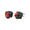 Interruptor basculante KCD11 10*15mm interruptor de encendido mini 2/3 pines 2 posiciones 3 posiciones interruptor circular para lámpara de escritorio/juguete