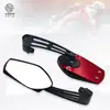 Nuevos Accesorios Universales para Modificación de Motocicletas No. 9 Espejo Retrovisor de Aluminio Cubierta de Espejo Invertido Ghostfire Aleación de Aluminio Reflector