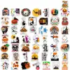 50 Piezas de Pegatinas de Halloween con Temática de Terror para Fundas de Teléfono, Maletas, Cuadernos, Botellas de Agua, Diarios, Pegatinas Populares de Dibujos Animados, Venta al por Mayor para DIY