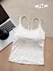 Camisola con estampado de estrellas y espalda cruzada con copas incorporadas para mujer, corte ajustado y moderna