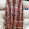 Cast Ming comercio 3*6mm piedra natural cilíndrica cuentas sueltas tubo de cristal DIY accesorios de joyería con cuentas tejidas a mano