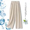 Calça Pantalona Estilosa Feita Sob Medida para Mulheres, Novo Modelo Verão 2026, Tamanho Grande, Calça Social de Cintura Alta Tendência