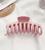 Pinza de Garra de Hueso Simple de 11 CM para Mujer Elegante Mate Parte Posterior de la Cabeza Clip para Moño Pinza de Tiburón Accesorios para el Cabello