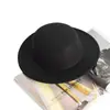 Europa y Estados Unidos sombrero de lana tipo cúpula transfronterizo para hombre sombrero Jazz sombrero de ala ancha para caballero sombrero para mujer fábrica de sombreros en blanco venta al por mayor