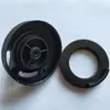 Acessórios de cozinha tampa de panela de plástico botão topo conta de tampa de panela alça com furo respirável conta da tampa