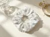 Ligas para el Cabello Trenzadas Florales, Scrunchies Estilo Coreano con Borde de Encaje, Ligas de Alta Elasticidad, Suministro al por Mayor, Directo del Fabricante