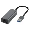 Placa de rede 100m sem driver com carcaça de metal USB100M placa de rede 2.0usb placa de rede 100m 2.0USB para porta de rede RJ45