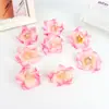 Flor de Camelia Estilo Antiguo Material para Manualidades DIY Flores de Seda Artificial Accesorios para Horquillas Hanfu
