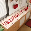 2026 Nuevo Modelo Mesa para TV Tapete Festivo de Gama Alta Aparador de Comedor Zapatero Vinoteca Mantel Largo Tapete Protector para Encimera
