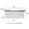 Cubo Rectangular para Trapeador Hogareño Grande Cubo de Limpieza con Trapeador Esponja Exprimidor Plástico Lavado de Autos Cubo para Trapeador al por Mayor Cubo Único