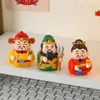 Decoración Festiva de Año Nuevo Cinco Vías Dios de la Riqueza Ornato del Dios de la Riqueza Tendencia Nacional Adornos Hechos a Mano con Buen Significado Decoración de Escritorio para el Hogar Adornos al por Mayor