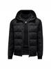 Estación Europea Chaqueta de Plumón con Capucha Estampado de Terciopelo Casual para Hombre Ropa Nueva de Invierno para Hombre Moda Coreana Chaqueta