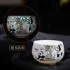 Conjunto de chá Kung Fu de porcelana branca Suet Jade, xícara de chá, xícara pessoal de alta qualidade, xícara de degustação de chá, xícara grande Master, xícara individual
