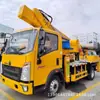 Veículo para Trabalho em Altura Sinotruk Howo Marca Azul Garantia Nacional Exportação Veículo para Trabalho em Altura 28,31m 32m