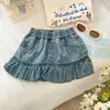 Roupa Infantil Coreana Camiseta de Algodão para Meninas 2026 Verão Novo Estilo Bordado de Desenho Animado Respirável Macia Manga Curta Top Camiseta para Crianças Pequenas e Médias