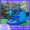 Castelo Inflável Temático de Selva com Escorregador, Pula-Pula Inflável, Equipamento de Playground Infantil para Exterior, Desconto Atacado