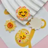 Accesorios Planos de PVC Lindos Transfronterizos Pasador Broche Ropa Accesorios de Joyería DIY Dibujos Animados Sol Pequeño Parche de Goma Suave
