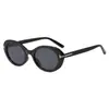 Gafas de sol ovaladas de moda en forma de T 2025 nuevas gafas de sol de tendencia transfronteriza moda vintage ins gafas de sol ojo de gato