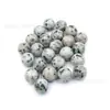 Venta en Caliente Transfronteriza Adornos de Bola Redonda Pequeña de Cristal Cuentas Redondas Canicas de Piedra Natural 14mm Esféricas Accesorios de Joyería Personalizados