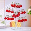 Árbol de Manzana de Cristal Árbol de la Paz Decoración Creativa para Sala de Estar Regalo Entrada Mueble de TV Aparador de Vino Decoración del Hogar Adornos