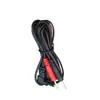 Cable de electrodo para dispositivo de terapia de meridianos en forma de codo dedicado transfronterizo para electroestimulación DC2.5 con pasador de seguridad de 2.35 Almohadilla de electrodo de masaje