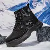 Botas Martin Casuales de Caña Alta para Hombre Antideslizantes y Resistentes al Desgaste Zapatos de Trabajo de Lona para Hombre Color Beige Venta al por Mayor Transfronteriza Versátil