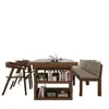 Escritorio Librero Grande de Madera Maciza Mesa Larga con Cajones para Retirar la Sala de Estar Mesa de Estudio para el Hogar Mesa de Comedor Banco de Trabajo Estilo Chino