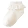 25 calcetines de encaje para niñas de verano, calcetines de algodón de malla fina, calcetines holgados estilo princesa, calcetines de malla para bebé, moda Ins estilo coreano