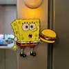 Imanes Giratorios para Refrigerador de Bob Esponja y Patricio Estrella, Sr. Decoraciones para Muebles, Coleccionables y Regalos Temáticos de Krabs de Xiaohongshu