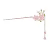 Super hada dulce flor de durazno borla de pelo pasador para el pelo de niña en la parte trasera de la cabeza clip para el pelo accesorios para el cabello de ropa china tocado venta al por mayor