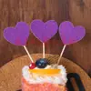 Suministro directo de fábrica tarjeta de corazón tarjeta de amor banderín de tarjeta suministros de decoración para hornear pasteles al por mayor un paquete de 10